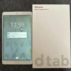 docomo dtab Compact d-01J 本体 箱付き 動作確認済み