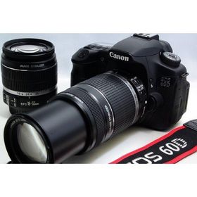 キヤノン Canon EOS 60D ダブルズーム 手ぶれ補正キット 注目の新着 美品 <プレゼント包装承ります>
