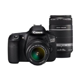 Canon デジタル一眼レフカメラ EOS 60D ダブルズームキット EF-S18-55ｍｍ/(中古品)