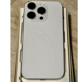 アップル(Apple)のiPhone16 Pro 128GB ホワイトチタニウム(スマートフォン本体)