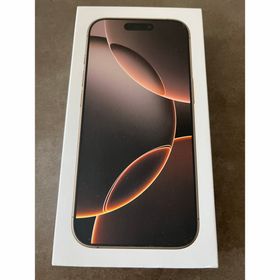 アイフォーン(iPhone)の【美品】iPhone 16 Pro 256GB SIMフリー デザートチタニウム(スマートフォン本体)