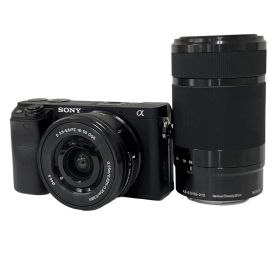 SONY α6400 ボディ 16-50mm F3.5-5.6 / 55-210mm F4.5-6.3 レンズ ダブルズームレンズキット 中古 O10902839