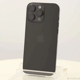 【中古】Apple(アップル) iPhone16 Pro Max 256GB ブラックチタニウム 3N528J／A SIMフリー 【258-ud】