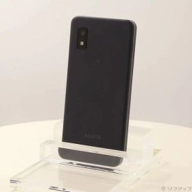 【中古】SHARP(シャープ) AQUOS wish3 64GB ブラック A302SH Y!mobile SIMフリー 【295-ud】