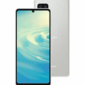 【中古】【安心保証】 AQUOS sense6 SH-M19[64GB] SIMフリー シルバー イオンモバイル版