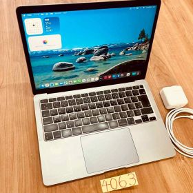 【動作確認済み】 MacBook air 13インチ 2020 アップル Apple M1 8GB 256GB 動画編集可能 カメラ内蔵 ノートPC ノートパソコン SSD搭載 macOSインストール済み 【4063】