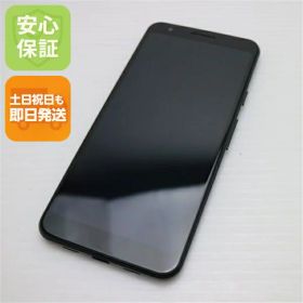 【中古】 美品 Google Pixel 3a ジャストブラック スマホ 本体 白ロム 中古 土日祝発送OK