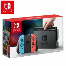 ニンテンドースイッチ(Nintendo Switch)の(本体)Nintendo Switch(ニンテンドースイッチ) Joy-Con(L) ネオンブルー/(R) ネオンレッド(HAC-S-KABAA) 任天堂(家庭用ゲーム機本体)