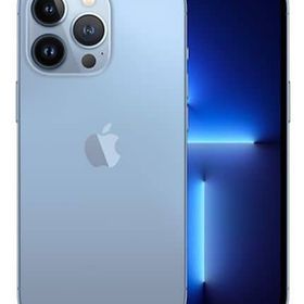 iPhone 13 Pro 512GB (SIMフリー/シエラブルー) [MLV03J/A]（本体のみ/カメラ部分に非純正カバー取付済(取り外し不能)） 携帯電話