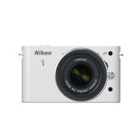 Nikon ミラーレス一眼カメラ Nikon 1 (ニコンワン) J1 (ジェイワン) 標準ズームレンズキット ホワイトN1 J1HLK W