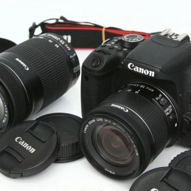 【中古】【美品】キヤノン EOS Kiss X9i ダブルズームキット（センサー清掃済み） CA01-R4058-3U2B CANON キヤノン EFマウント EOS 一眼レフ APS-C