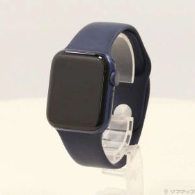 【中古】Apple(アップル) Apple Watch Series 6 GPS 40mm ブルーアルミニウムケース ディープネイビースポーツバンド 【297-ud】