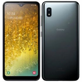 【中古】【安心保証】 GALAXY A20 SCV46[32GB] au ブラック