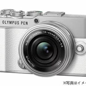 OLYMPUS PEN E-P7 14-42mm EZレンズキット ホワイト 【訳あり：倉庫移動中に外箱傷あり】