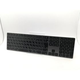 【中古】Apple Magic Keyboard（2018/テンキー付き/A1843） - 日本語（JIS） スペースグレイ MRMH2J/A【千葉】保証期間1週間