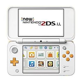 【中古】Newニンテンドー2DS LL （ホワイト×オレンジ）(家庭用ゲーム機本体)