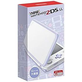 【中古】Newニンテンドー2DS LL （ホワイト×ラベンダー）(家庭用ゲーム機本体)