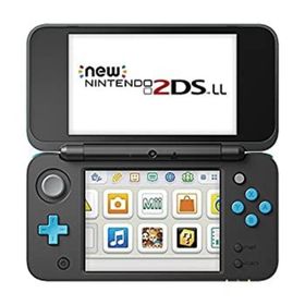 【中古】Newニンテンドー2DS LL （ブラック×ターコイズ）(家庭用ゲーム機本体)