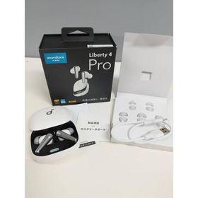 【良品】Soundcore Liberty 4 Pro/A3594/ワイヤレスイヤホン/ホワイト