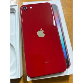 アイフォーン(iPhone)の美品 Apple iPhone SE (第3世代) レッド 64GB(スマートフォン本体)