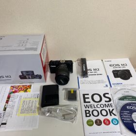 【美品】Canon EOS M2 ミラーレスカメラ 18-55mmレンズ付き