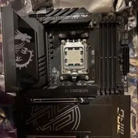 AMD Ryzen 9800X3D+MSI X870E carbon