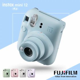 チェキ INSTAX mini 12 16791493送料無料 チェキカメラ 写真 mini12 アナログ プリント インスタントカメラ フィルムカメラ かわいい FUJIFILM カラフル 富士フイルム パステルブルー ブロッサムピンク ミントグリーン クレイホワイト ライラックパープル