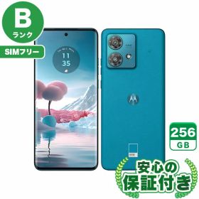 SIMフリー motorola edge 40 neo カリビアンブルー256GB 本体[Bランク] Androidスマホ 中古 送料無料 当社3ヶ月保証