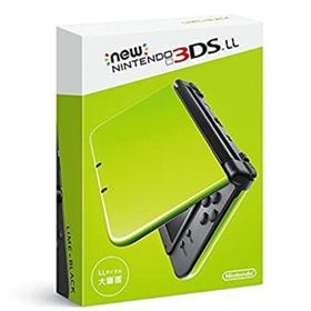 【中古】Newニンテンドー3DS LL ライム×ブラック(家庭用ゲーム機本体)