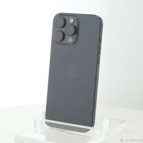 ソフマップ 〔中古品〕 iPhone16 Pro Max 256GB ブラックチタニウム 3N528J／A SIMフリー【297】