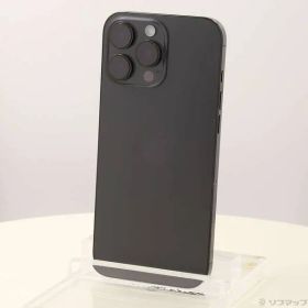 ソフマップ 〔中古品〕 iPhone16 Pro Max 512GB ブラックチタニウム MYWL3J／A SIMフリー【262】