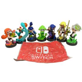 186000 現状品 任天堂 Nintendo Switch アミーボ amiibo スプラトゥーン 7点＋おまけ付き