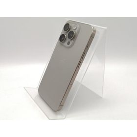 【中古】Apple 国内版 【SIMフリー】 iPhone 15 Pro 512GB ナチュラルチタニウム MTUK3J/A【池袋東口】保証期間１ヶ月【ランクC】
