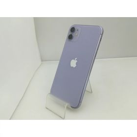 【中古】Apple au 【SIMロック解除済み】 iPhone 11 64GB パープル MWLX2J/A【大阪本店】保証期間1週間【ランクC】