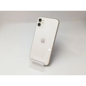 【中古】Apple au 【SIMロック解除済み】 iPhone 11 64GB ホワイト MWLU2J/A【福岡天神】保証期間1ヶ月【ランクC】