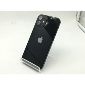 【中古】Apple SoftBank 【SIMロック解除済み】 iPhone 12 mini 64GB ブラック MGA03J/A【広島】保証期間1ヶ月【ランクC】