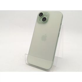 【中古】Apple au 【SIMフリー】 iPhone 15 128GB グリーン MTMM3J/A【ECセンター】保証期間1ヶ月【ランクA】