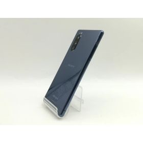 【中古】SONY docomo 【SIMロック解除済み】 Xperia 5 SO-01M Blue【博多】保証期間1ヶ月【ランクB】