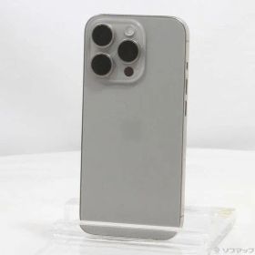 ソフマップ 〔中古品〕 iPhone15 Pro 128GB ナチュラルチタニウム MTU93J／A SIMフリー【305】