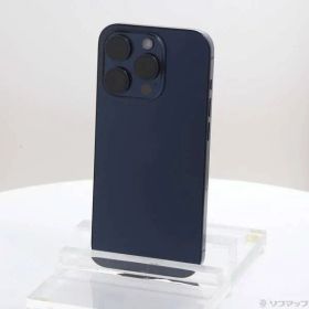 ソフマップ 〔中古品〕 iPhone15 Pro 128GB ブルーチタニウム MTUA3J／A SIMフリー【349】