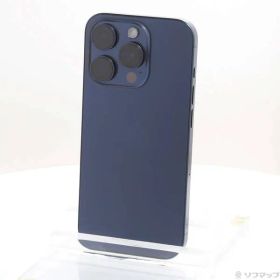 ソフマップ 〔中古品〕 iPhone15 Pro 128GB ブルーチタニウム MTUA3J／A SIMフリー【371】