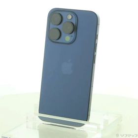 ソフマップ 〔中古品〕 iPhone15 Pro 128GB ブルーチタニウム MTUA3J／A SIMフリー【198】