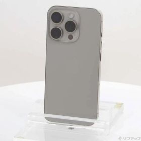 ソフマップ 〔中古品〕 iPhone15 Pro 128GB ナチュラルチタニウム MTU93J／A SIMフリー【269】