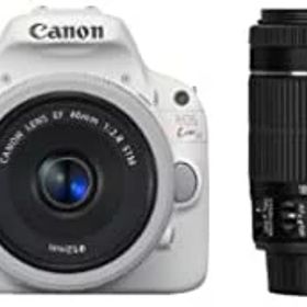 【中古】Canon デジタル一眼レフカメラ EOS Kiss X7(ホワイト) ダブルレンズキット EF-40mm F2.8 STM(ホワイト) EF-S18-55mm F3.5-5.6 IS STM付属 KISSX7