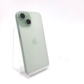 【全額返金保証】【最速発送】 iPhone 15 128GB グリーン SIMフリー 白ロム 美品 動作確認済 85%