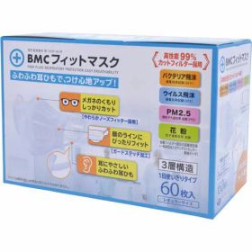 ビー・エム・シー BMCフィットマスク レギュラー 60枚