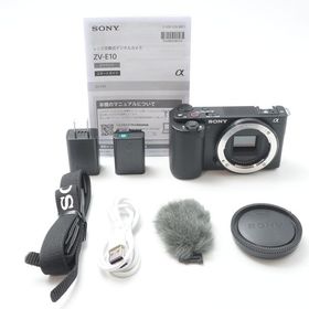 ソニー SONY VLOGCAM ZV-E10 B ボディ ブラック