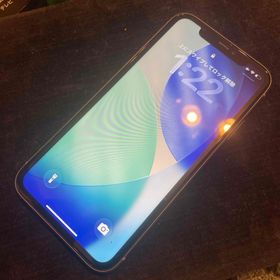 アイフォーン(iPhone)のOSアップデート済みアップル iPhone11 64GB パープル SIMフリー(スマートフォン本体)