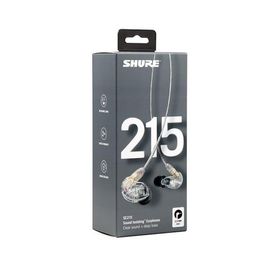 SHURE 【新楽器応援セール】SE215-CL-A(クリア)(SE215CL-A)(国内正規品2年保証)(有線イヤフォン)(シュア)