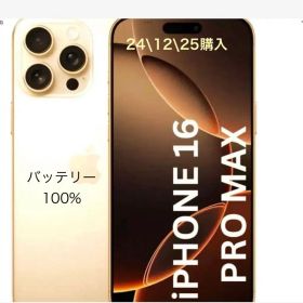 極美品 iPhone16ProMax 256GB 24/12/25 購入
